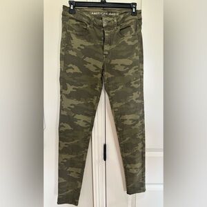 American Eagle Outfitters Camouflage Skinny Jeans